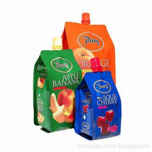 Spout Compound Bag with Side Gusset, Professional Printing, Used to Pack, Dish Washing Detergent